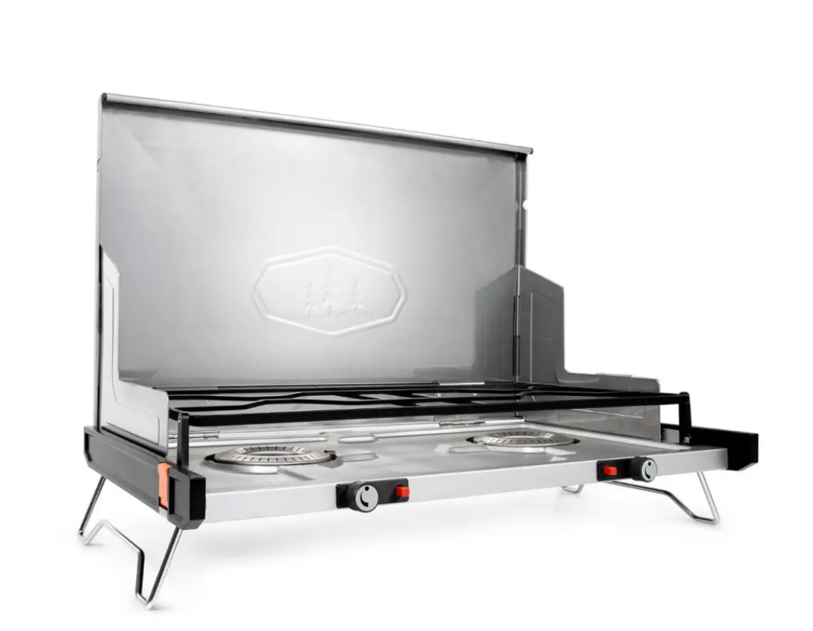 Two-burner camp stove
